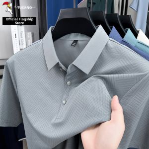 TUCANO | Summer Short Sleeve Breathable Ice Silk Mens Polo Shirt