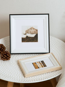 Scandinavian Square Color Matching Photo Frame Horizontal and Vertical 6-Inch 7-Inch 8-Inch 10-Inch 12-Inch Wall Hanging Picture Frame Creative 30 50