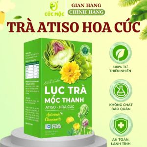 Trà Atiso Hoa Cúc Giải Độc Gan Lợi Tiểu Thanh Lọc Cơ Thể Ngủ Ngon Hộp 30 Túi Lọc.