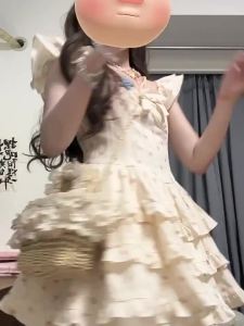 CHANGTONG | Elegant Sweet Waist-Cinching Tutu Dress