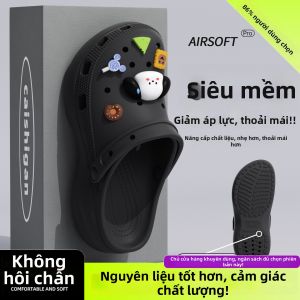 ADDTHIS | Dép Không Trơn Trượt Thoải Mái Thiết Kế Lỗ EVA