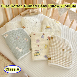 0-12 Months Cotton Quilted Newborn Cloud Pillow Sleeping Cushion Baby Anti-spitting Pillow Towel
