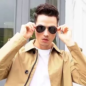 Kacamata Pria/Wanita-Fashion-Retro Vintage Metal Sunglasses Import Korea