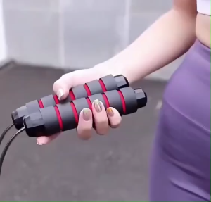 BG SPORT Skipping Jump Rope Lompat Tali Adjustable Pegangan Busa Anti Slip PVC Alat Olaharaga Cardio