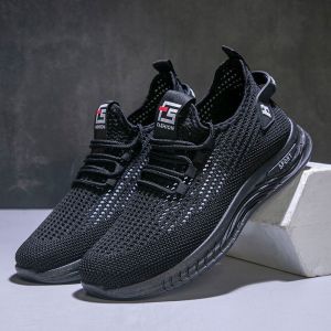 Mens Summer Casual Breathable Mesh Trendy Sports Shoes Soft Soled Non Slip Running Shoes Lightweight 39-45