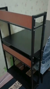 JFH (READY STOCK) Office Study Table with Book Shelf 3 Tier / Office Desk Table / Study Table / Meja Komputer / Meja Belajar / Computer Table