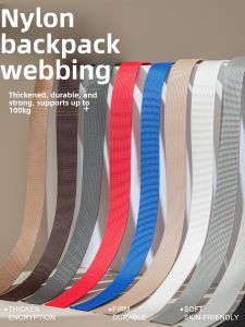 High-Strength Nylon Book Bag Strap Colorful Encrypted Waist Bag Replacement Strap