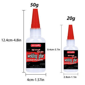 LOOLIFL HIGH STRENGTH OIL-BASED SOLDER ADHESIVE 1-3pcs 20/50gFusible Metal Type Cyanoacrylate Adhesive for Metal/Ceramics/Glass/PlasticHigh Temperature Resistant/Insulating/Waterproof.