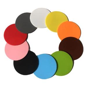 Thickened Silicone Cup Mat Heat Resistant Pad Waterproof Non Slip round Design for Tea Cup Hotel Restaurant Table Decor