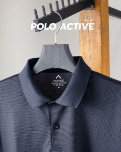 เสื้อโปโลแอ็คทีฟ สีพื้น POLO ACTIVE R