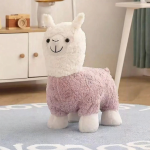 WOWEIAOKUANG | Small Llama Shaped Cartoon Animal Stool