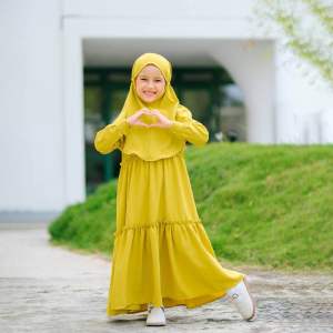 KEYNA DRESS BY ADELIA BOUTIQUE | GAMIS ANAK PEREMPUAN TERBARU