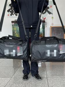 Johnson Large Capacity Fitness Bag Shoulder Crossbody Bag Mens Handheld Fashion Travel Sports Backpack Oxford Cloth Foldable