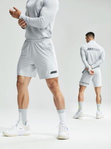 Quick Dry Lightweight Mens Running Shorts Summer Sport Five Minutes Light Elastic Fitness Training Breathable Polyester Shorts