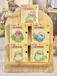Original Parrot Themed Magnetic Fridge Magnet Creative Cartoon Animal Design Monk Sticker Personalized Home Decor Toy