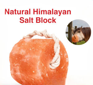 Natural Himalayan Salt Lick for Livestock - Mineral Block for Cattle Sheep Goats and Horses