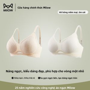 Áo ngực nữ MiiOW bằng ren không dây nâng đỡ hiệu quả
