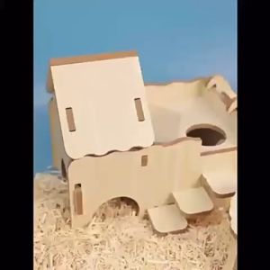 🔥Ready Stock🔥Lovely Amusement Park House Small Pet Hamster Rodent Hedgehog Guinea Natural Habitat