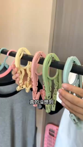 1Set/2pcs Foldable Travel Hangers
