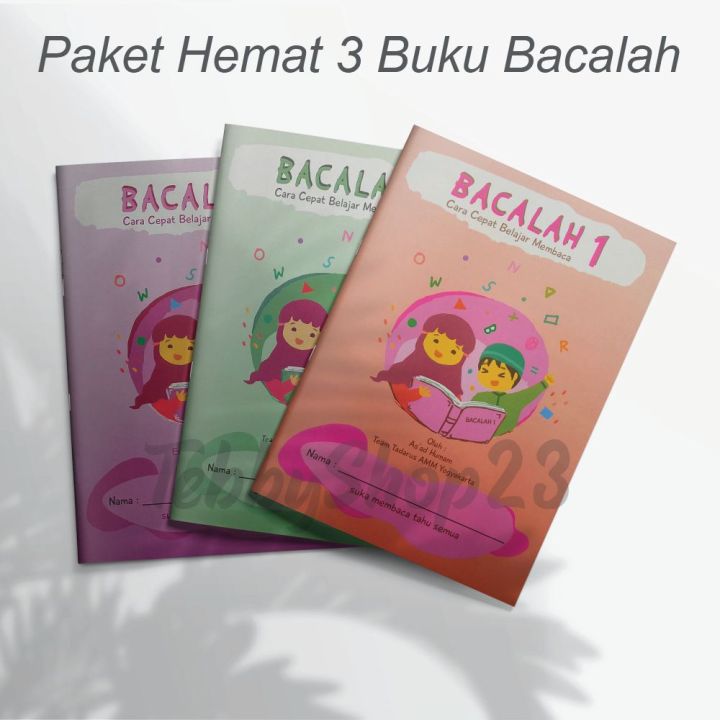 Paket Hemat 3 buku Bacalah ,Buku cara cepat belajar membaca, bacalah 1 ...