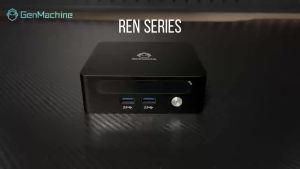 Mini Pc Ordenador Genmachine AMD Ryzen 7 6800H Mini PC | 8-Core 16-Thread | 16GB LPDDR5 + 512GB NVMe SSD | WiFi 6E & Bluetooth