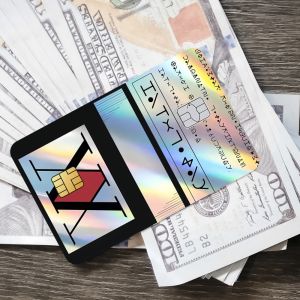 HUNTER Film Skin Cover Credit Card Stickers 4PCS Debit Front Anime H-HUNTER X Decoration Bank Bus Pass Waterproof