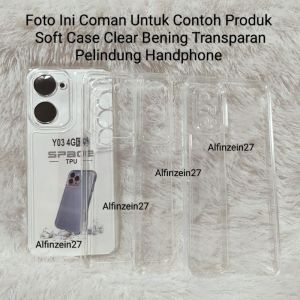 SoftCase Casing Vivo V20 4G/V21 4G V21E/ Y90/ Y91C/ Y1S/ 1820 / V17/ V19 / V20 Silikon Case Silicon Clear Bening Transparan TPU