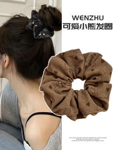 Dây Buộc Tóc Hình Gấu Dễ Thương Dây Buộc Tóc Cao Su Đàn Hồi Cao Phụ Kiện Tóc Cho Phụ Nữ Dây Buộc Tóc Đuôi Ngựa Bền Bỉ