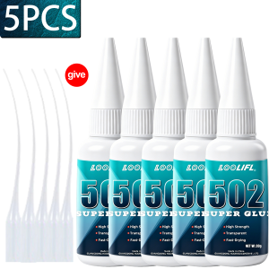 Medium Super Glue 502 All-Purpose Quick Fixes Instant Extra Strong Adhesive For Woodworking Hobby Models DIY Office Craft Repair