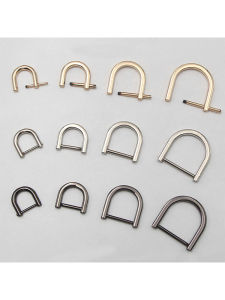 Dây đeo vai dây chuyền kim loại có thể điều chỉnh với móc chữ D có thể tháo rời cho phụ kiện túi xách và dây đeo túi đựng giày