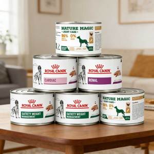 Royal Canin Dog Food Renal Wet Dog Food 200g Can Vet Range Joint & Hip Support Cardiac Diabetic Special and Satiety for Weight Control