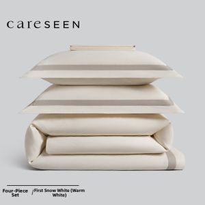 KANGERXIN | High-Quality 100s Thread Count Cotton Sateen Duvet Cover Set