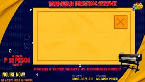 Tarpaulin Printing Hearing Screening Banner Office of the City Mayor Persons with Disability Affairs Office