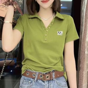 HUAXUNRAN | Fashionable Loose Slimming Short Sleeve T-shirt