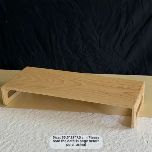 Height-Enhancing Decorative Storage Shelf Wooden