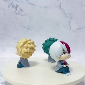 New My Hero Academia (MHA): Tomura Shigaraki / Izuku Midoriya / Katsuki Bakugo Cute Chibi PVC Figurine | Collectible Toy Model
