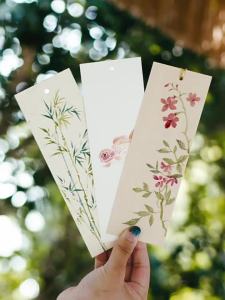 YUBAOGE | Vintage Artistic Creative Calligraphy and Painting Drift Lacquer Bookmarks