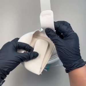 ถุงเท้าเจลซิลิโคนหนานุ่มบรรเทาอาการปวดส้นเท้า 1 คู่