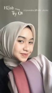 Ninos - HIJAB SEGI EMPAT VOAL PARIS PREMIUM JAHIT TEPI