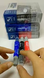 Bút lông viết bảng trắng xóa được Stacom WB103 nét bút 3mm màu mực xanh/ đỏ/ đen