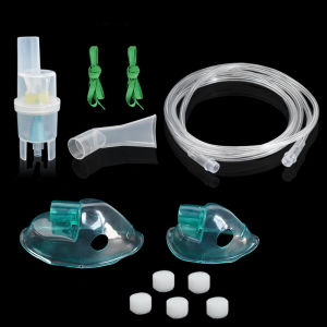 Nebulizer Cup Mask Adult Kid Inhaler Set Soft Tube Inhaler Catheter Filters Family Home Air Compressor Atomization Health Care