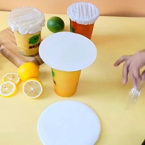 กระดาษปิดปากแก้ว เเพ็ค 500 แผ่น - แผ่นกระดาษครอบแก้ว กันน้ำหก แผ่นกันรั่ว สำหรับ แก้วกาแฟ