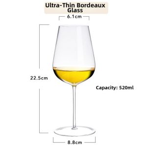 Elegant Large-bowled Red Wine Glass for Professional Tasting