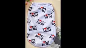 Breathable Dog Clothes Vest Letter Print T-shirt For Small Dogs Apparel Cats Costume Soft Puppy Pullover Chihuahua Pet Outfits