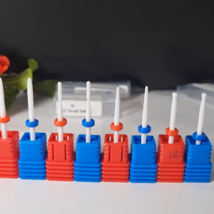Bộ Mũi Mài Sứ Ceramic Nail 4 Kiểu Dáng Nón Nhọn - Nón Bo - Nón Thon - Bi Cầu | Đầu Mài Phá Gel Làm Mịn Móng Vệ Sinh Khóe Móng Chuyên Nghiệp
