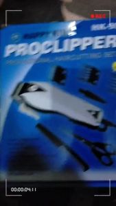 Paket Mesin Cukur Rambut Original Asli Happy King HK 900 gunting rambut 1 set lengkap kain kep cukur