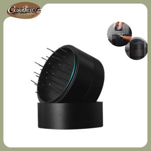 Cocious WDT Tool & Coffee Distributor 2in1 Espresso Stirrer Coffee Accessories 51 mm 53 mm 58 mm 20Pins Espresso Distribution Coffee Powder Stirring Tool Distribute The Grinds