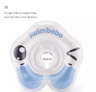 0-12 Months Newborn Baby Swimming Ring Inflatable Neck ring Circle Pool Float Infant Buoy Bath Accessories