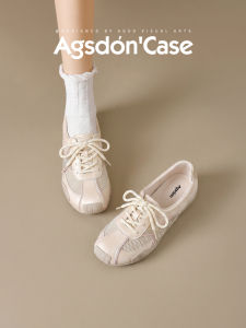 Agsdon | Breathable Mesh Thick-soled Derby Shoes Women Autumn