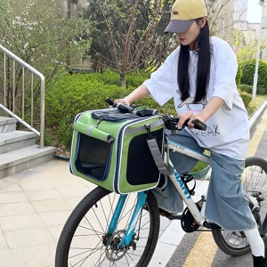 กระเป๋าติดรถสัตว์เลี้ยงออกนอกบ้านกระเป๋าเป้สะพายหลังแบบพกพาแบบพกพาจักรยานรถแมวกระเป๋าสุนัขกระเป๋า